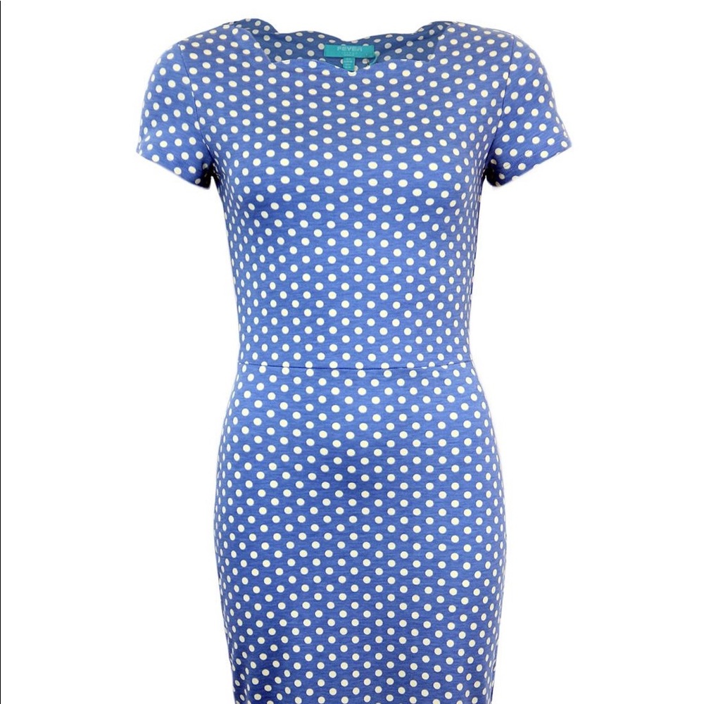 EUC Millie Scallop Neck Dress